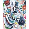 Norimpex Paveikslas skaičiais - Spalvingas zebras 40x50cm