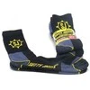 Safety_Jogge Kojinės SJSOCK, juoda/geltona/pilka, 39-42, 3 poros