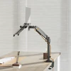 North Bayou H100-FP Ergonomiškas nešiojamojo kompiuterio / monitoriaus laikiklis su 3D reguliavimu