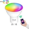 Lemputė LED GU10, 230V, 4,5W, 350lm, 2700K - 6500K, RGB, išmanioji Wi-Fi, valdoma programėle, TUYA / Smart Life, P8, NOUS
