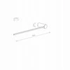 Nowodvorski 10W LED sieninis šviestuvas ARM M, juodas, 3000K