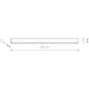 Nowodvorski Plafon Nowodvorski Office 9360 LED lubų lempa 1X43W LED grafitas