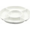 LA PORCELLANA BIANCA CONVIVIO Apvalus užkandžių padėklas 25,5 cm