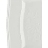 La Porcellana Bianca 6 florentina kvadratinių lėkščių rinkinys - baltos spalvos, 20 cm