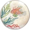 ROSE&amp;TULIPANI SEA LIFE 2 melamino salotų lėkščių rinkinys 21 cm