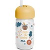 Suavinex Forest neišsiliejantis buteliukas su tūbele, 340 ml, geltonas