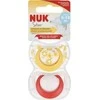 NUK 401919 STAR FLOW SILICONE čiulptukas 6-18 2PCS 541395, 176287