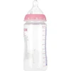 NUK 441120 butelis 300 ml temperatūros indikatorius 0-6 527911, 741926 rožinis