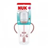 NUK Perfect Match mokomasis kūdikio buteliukas su silikoniniu šiaudeliu BEAR 260 ml