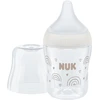 NUK Perfect Match termometru kontroliuojamas kūdikio buteliukas 150 ml baltas