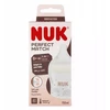 NUK Perfect Match termometru kontroliuojamas kūdikio buteliukas 150 ml baltas