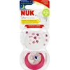 Nuk Čiulptukas 442530 SILIKONINIS ŽVAIGŽDĖ DIENĄ IR NAKTĮ 18-36 2VNT 541456, 10739735