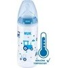 NUK 741926 FC+ PP buteliukas 300 ml su temperatūros indikatoriumi, silikoninis žindukas 0-6 mėn.