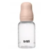 BIBS plastikinis buteliukas nuo dieglių 150 ml (Blush) pilnas komplektas