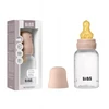 BIBS plastikinis buteliukas nuo dieglių 150 ml (Blush) pilnas komplektas