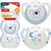 NUK 730690 Silikoninis čiulptukas 0-2 mėnesių STAR 2vnt/dėžutė