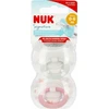 Silikoniniai čiulptukai Nuk Signature, 0-6 mėn, 2 vnt.