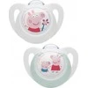 Kūdikių čiulptukas Star Peppa Pig NUK 6-18m 2 vnt., 6-18m