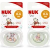 NUK 730905 Silikoninis čiulptukas 0-6 mėnesių STAR Mikė 1vnt.