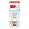 Nuk Čiulptukas "perfect Match Air" 2 vnt. 0-6 mėn. Miš/varlė