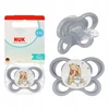 NUK Perfect Match Air čiulptukas Disney Bear Pú 0–6 mėn., pilkas