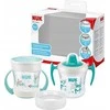 NUK Mini Cups 360° kūdikio puodelis su dangteliu, neutralus