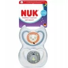 Nuk Perfect Match Air Night silikoniniai čiulptukai 0-6 mėn., šviečiantys tamsoje
