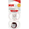 NUK silikoniniai čiulptukai, 0-6 mėn., 2vnt.