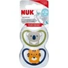NUK silikoniniai čiulptukai, 6-18 mėn., 2vnt.