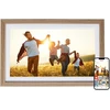 Nuotraukų rėmelis Ramka cyfrowa Rollei 152 cyfrowa ramka na zdjęcia Drewno 39,6 cm (15.6") Ekran dotykowy Wi-Fi