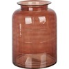 Beliani Lumarko gėlių vaza Stiklas Rudas 25x35 cm