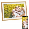 Nuotraukų rėmelis AgfaPhoto skaitmeninis rėmelis 10'' LCD HD WiFi automatinis pasukimas judesio jutiklis 32GB atmintis / APF1000 Wi-Fi / Ruda