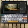 Klaviatūra Nuphy - Air60 V2 Belaidė mechaninė Klaviatūra - Belaidė Klaviatūra Mechaniczna Slim Lunar Gray Moss