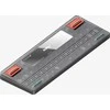 Klaviatūra Nuphy - Air60 V2 Belaidė mechaninė Klaviatūra - Belaidė Klaviatūra Mechaniczna Slim Lunar Gray Moss
