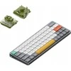 Klaviatūra Nuphy - Air60 V2 Belaidė mechaninė Klaviatūra - Belaidė Klaviatūra Mechaniczna Slim Lunar Gray Moss