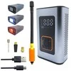 Automobilinis oro kompresorius Platinet 3in1 (4000mAh 10Bar)
