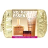 Nuxe „My Beauty Essentials“ rinkinys: aliejus su aukso dalelėmis 50 ml + dušo aliejus 100 ml + lūpų balzamas 15 g
