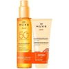 Set Nuxe: Sun, Anti-Ageing, Tanning Oil, SPF 50, 150 ml + Sun, Apsauga nuo saulės, After-Sun Lotion, 100 ml