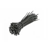 GTV Nylon Cable Ties 2.5 x 200 mm, 100 pcs, Juodas