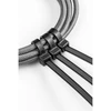 GTV Nylon Cable Ties 2.5 x 200 mm, 100 pcs, Juodas