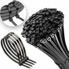 GTV Nylon Cable Ties 9 x 600 mm, 25 pcs, Juodas