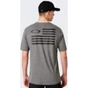 Oakley Marškinėliai Oakley SI Flag ATHLETIC HEATHER Pilkas