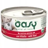 Kačių maistas - Oasy Caprice Mousse Veršiena Šlapias Maistas 85g Be Gliuteno Be Grūdų