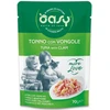 Maisto produktai - Oasy More Love Tuna with Clam šlapias maistas 70g be glitimo