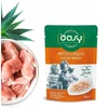 Kačių maistas - Oasy More Love vištienos krūtinėlės drėgnas kačių maistas 70g be glitimo