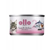 OLLO Cat nr 2 Tuna & vištiena with lašiša in broth – šlapias kačių maistas – 70g