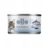 OLLO Cat nr 11 Tuna & lašiša in broth – šlapias kačių maistas – 70g