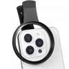 Kf Objektyvas Lęšis Filtras 2in1 Juodas Diffusion 1/4 + CPL Telefonui 67mm Klips / Kf01.2900v2