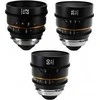 Objektyvas Lęšiai Venus Optics lęšių rinkinys Venus Optics Laowa Nanomorph 27 mm, 35 mm, 50 mm S35 Amber to Arri PL / Canon EF