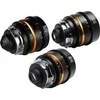 Objektyvas Lęšiai Venus Optics lęšių rinkinys Venus Optics Laowa Nanomorph 27 mm, 35 mm, 50 mm S35 Amber to Arri PL / Canon EF